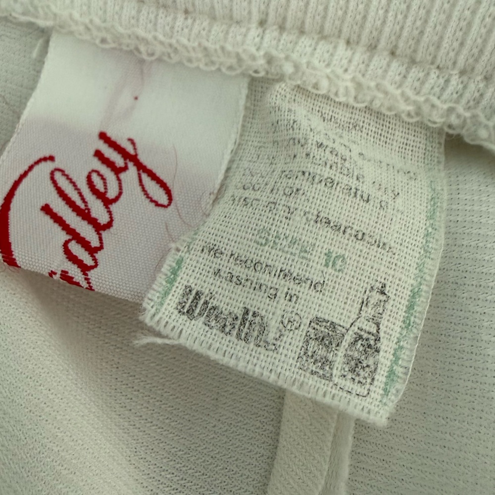 🪿 Rare Vintage Hadley Goose Appliqué Golf Skirt White Novelty Preppy Cottagecore - Picture 10 of 14